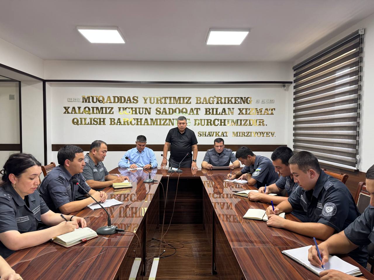 Ichki ishlar vazirining 2026-yil 17-iyuldagi 40/19-sonli reja-topshirig‘iga muvofiq, Toshkent viloyati ichki ishlar organlarida strategik rejalashtirish va rivojlanish yo‘nalishida amalga oshirilayotgan ishlar holati o‘rganildi.
