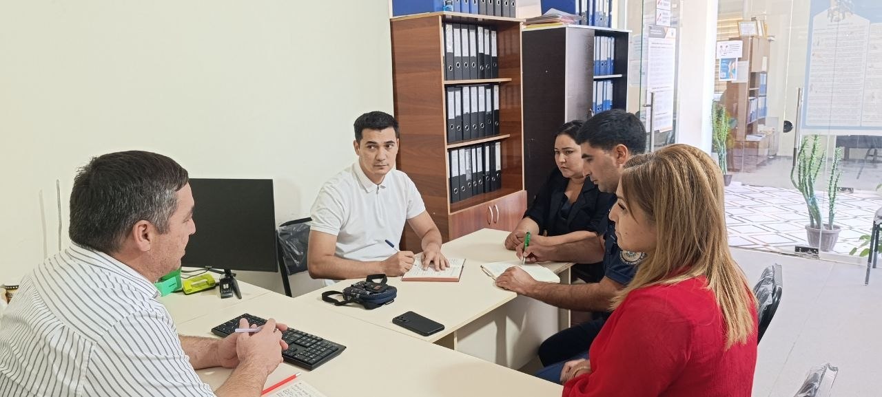 Ilmiy xodimlari S. Isayev va Sh. Xasanov tomonidan Toshkent viloyati Bo‘stonliq tumanidagi “Markaziy” MFYda amaliy o‘rganishlar olib borildi.